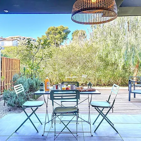 شقة Jardin Signature - Magnifique 2 Pieces - 4 Pers - Piscine - Plages 2km