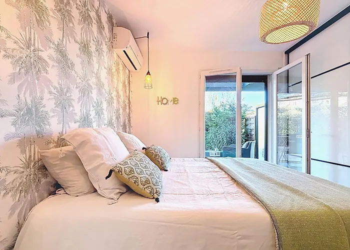 Private Garden&pool 2 Km * Antibes